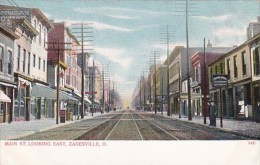 Main Saint Looking East Zanesville Ohio - Zanesville