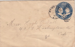 Lettre Saint Louis, Postage One Cent 1893 - ...-1900