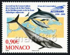 Monaco - 2006 - 10th Anniversary Of ACCOBAMS - Mint Stamp - Otros & Sin Clasificación