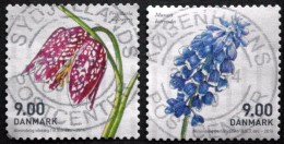Denmark 2014  Minr.1768-69   (O)   FLOWERS  ( Lot B 950) - Gebruikt