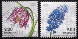 Denmark 2014  Minr.1768-69   (O)   FLOWERS  ( Lot B 954 ) - Gebruikt