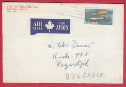 181368 / 1980  - 35 C. - AIRPLANE , VICKERS VEDETTE , MONTREAL Canada Kanada - Briefe U. Dokumente