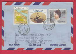 181378 / 1985 - 66 C. - Ned Hanlan - Professional Sculler, Hotelier , Emily Murphy -  Women's Activist  , Canada Kanada - Cartas & Documentos