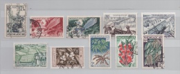 MADAGASCAR PETIT LOT 10 TIMBRES OBLITERES - Used Stamps