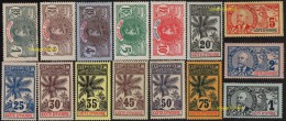 Série - Palmiers, Faidherbe, Ballay * Cote D'Ivoire N° 21 à 35 - 1906-08 Palmiers – Faidherbe – Ballay