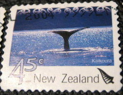 New Zealand 2004 Kaikoura Whale Watching 45c - Used - Gebraucht