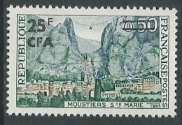 1965 FRANCIA REUNION TURISTICA MOUSTIERS 25 F SU 50 CENT MNH ** - G19 - Nuevos