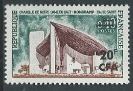 1965 FRANCIA REUNION TURISTICA RONCHAMP 20 F SU 40 CENT MNH ** - G19 - Nuevos