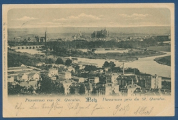 Gruß Aus Metz Panorama Von St. Quentin Lothringen, Gelaufen 1900 (AK280) - Lothringen