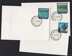 A0440 AUSTRALIA 1985, World Heritage Sites, Postal Stationery, FDC - Lettres & Documents