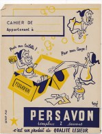 Protège-cahier  - B1800 - Lessive Persavon - 2 Scans ( Non Utilisé) - L