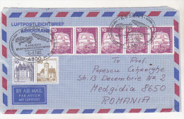 Germany Aerogramme - Circulated 1982 To Romania - Buste - Usati