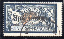 FRANCE : TP N° 123 °   "  SPECIMEN  " - Cursussen