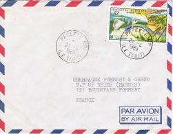 COL-L31 - POLYNESIE PA 9 Sur Lettre Pour Reims 1965 - Cartas & Documentos