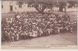 TOGO : VICARIAT APOSTOLIQUE -ECOLIERS DE LOME-MISSIONS AFRICAINES-LYON 1926-R/V- - Togo