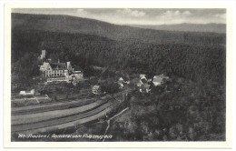 Postkarte - 2 Scans - Waldhausen I. Remstal Vom Flugzeug Aus (Mit Heilstätte Elisabethenberg) - Lorch