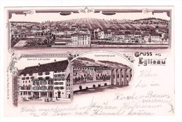 AK ZH Gruss Aus Eglisau Litho Max Roon Ges. 23.6.1903 - Eglisau