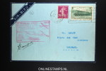 France: Premier Service Aérien Sans Surtaxe Franc Paris - Bordeaux 7-7-1937 Signé Pilote Darqué - 1927-1959 Storia Postale