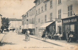 83 // LA CRAU   Avenue De Toulon, BAR TABACS   ANIMEE 456 - La Crau