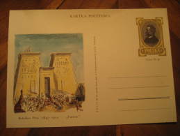 POLAND Boleslaw Prus Faraon Oper Music Egyptology Archaeology Egypt Postal Stationery Card - Egyptologie