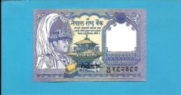 NEPAL - 1  Rupee - ND ( 1991 -  ) - P 37 - Sign. 13 - UNC. - King Birendra Bir Bikram - 2 Scans - Népal