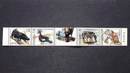 Jugoslawien 2787/90 **/mnh, Fauna: 60 Jahre Belgrader Tierpark, Gefaltet - Autres & Non Classés