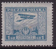 POLAND 1925 Airmail Fi 216 Mint Hinged - Unused Stamps