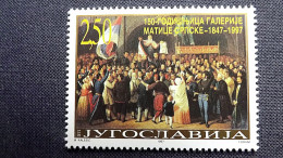 Jugoslawien 2836 **/mnh, 150 Jahre Galerie „Matica Srpska“, Gemälde Von Pavle Simic - Other & Unclassified