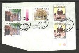 POLEN Poland Briefstück 2015 O KRAKOW Arhitektur Steinbock Zodiak - Oblitérés