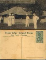 CONGO BELGE - CP N° 115 Neuve Avec Timbre Pré-imprimé (type COB N° 66) - Postwaardestukken