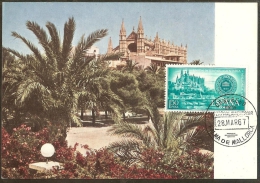 ESPAGNE Carte Maximum - Cathédrale De Palma - Maximum Cards