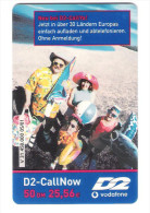 Germany - D2 Vodafone - Call Now Card - On Beach - V31 - Date 11/03 - GSM, Cartes Prepayées & Recharges