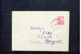 Yugoslavia 1992 Interesting Postal Stationery Letter - Covers & Documents