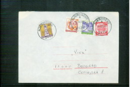 Yugoslavia 1993 Interesting Postal Stationery Letter - Brieven En Documenten