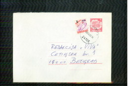 Yugoslavia 1992 Interesting Postal Stationery Letter - Covers & Documents