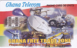 GHANA  Phonecard With Chip  / Satellite Telecommunications / - Ghana
