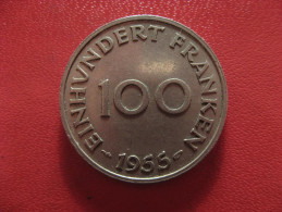 Saarland - 100 Franken 1955 0964 - Sonstige & Ohne Zuordnung