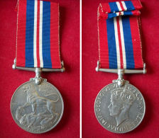 ROYAUME-UNI - Médaille WAR MEDAL 1939 1945 - Groot-Brittannië