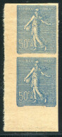 FRANCE - SEMEUSE LIGNÉE N° 161 PAIRE , NON DENTELÉ ET GOMMÉ , DE FEUILLE DE REFERENCE - LUXE - Unused Stamps