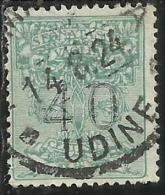 ITALY KINGDOM ITALIA REGNO 1924 SEGNATASSE TAXES TASSE POSTAGE DUE PER VAGLIA CENT. 40 USATO USED OBLITERE´ - Taxe Pour Mandats