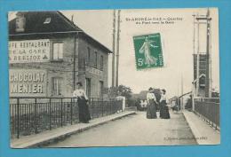 CPA Quartier Du Pont Vers La Gare ST ANDRE LE GAZ 38 - Saint-André-le-Gaz