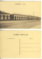 AK Mouscron La Gare Nicht Gel. Ca. 1910er S/w (324-AK160) - Andere & Zonder Classificatie