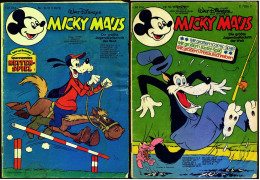 2 X Micky Maus Comic  -  Nr. 10 Von 1976  -  Nr. 10 Von 1979 - Micky Maus