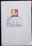 CHINA CHINE CINA 50'S COMMEMORATIVE POSTMARK ON A PIECE OF PAPER - 126 - Lettres & Documents