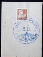 CHINA CHINE CINA 50'S COMMEMORATIVE POSTMARK ON A PIECE OF PAPER - 139 - Lettres & Documents