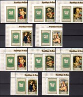 Noël Avec Vignette, Madones, 820 / 824** + Non Dentelés - Unused Stamps