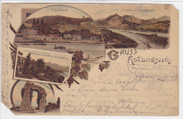 Germany - Gruss Aus Rolandseck - Litho - Remagen