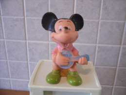 TOPOLINO MICKEY MOUSE GIOCATTOLO IN GOMMA ANNI 60 VINTAGE JUGASA WALT DISNEY - Autres & Non Classés