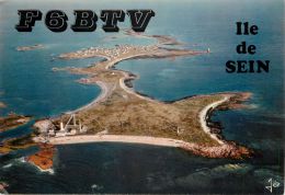 CARTE RADIO AMATEUR QSL ILE DE SEIN FINISTERE BRETAGNE - Radio Amateur