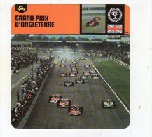 Sept15  70430   Grand Prix D'angleterre    ( Fiche Auto ) - Automobile - F1